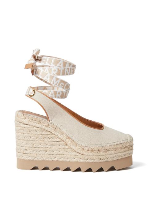 Stella McCartney Stella Mccartney Ankle-ties Wedge Espadrilles