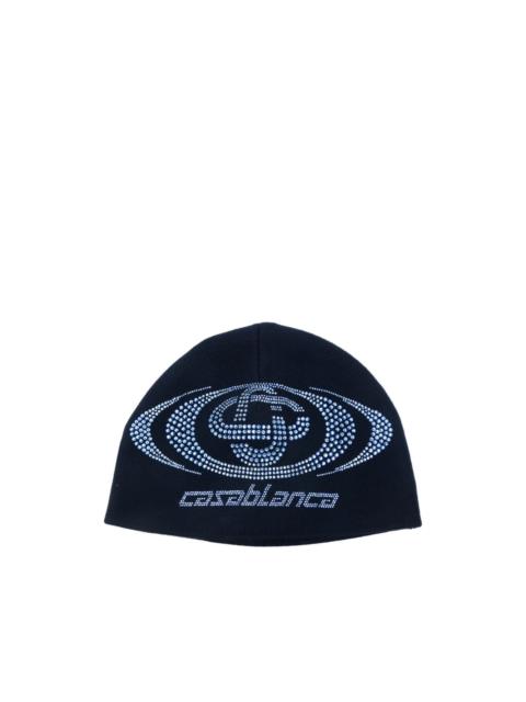 CASABLANCA Hotfix logo beanie