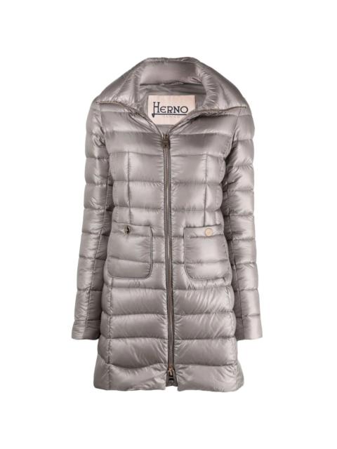Herno quitled zipped coat
