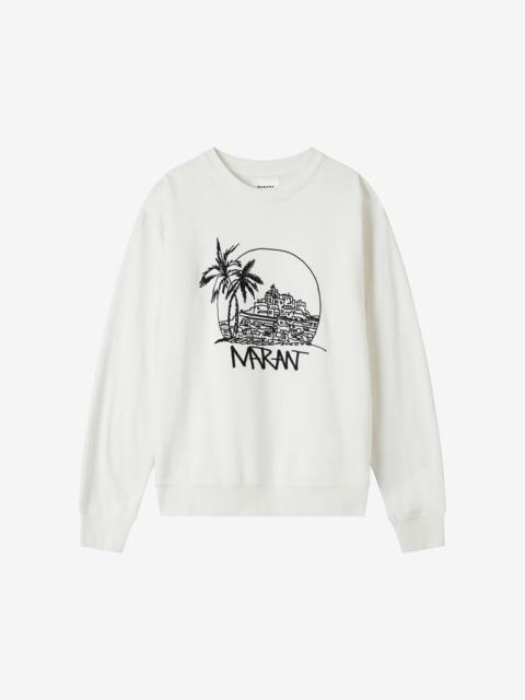 Isabel Marant MIKOY PRINTED COTTON SWEATSHIRT