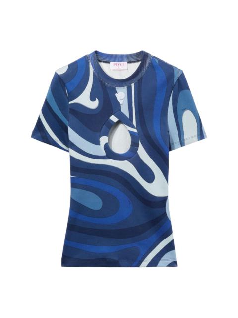 Marmo-print T-shirt