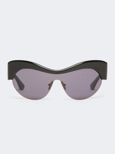 Sportmax SPOAMICI Shaped sunglasses - BLACK