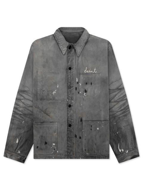 SAINT M×××××× SAINT COVERALLS - BLACK