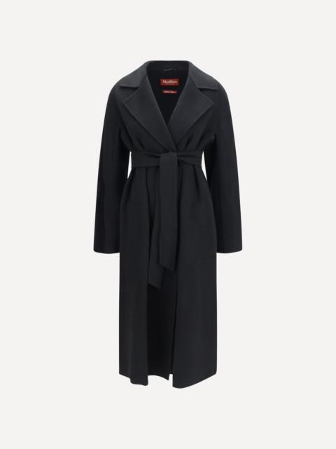 Max Mara Studio Long robe Coat in wool, cashmere and silk