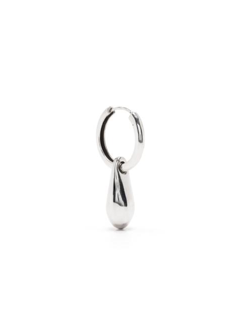 Parts of Four sterling silver drop single earring
