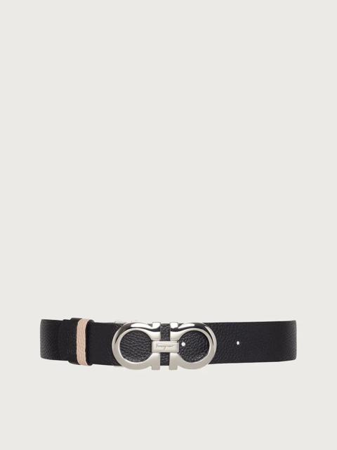FERRAGAMO REVERSIBLE AND ADJUSTABLE GANCINI BELT