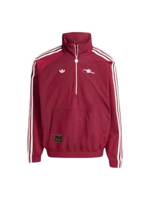 adidas adidas Arsenal Terrace Icon Half-Zip Jacket 'Team Coll Burgundy'  JM9399