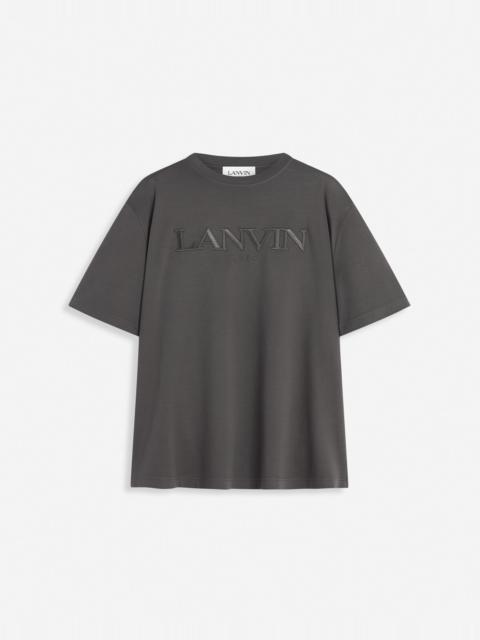 Lanvin CLASSIC LANVIN PARIS EMBROIDERED T-SHIRT