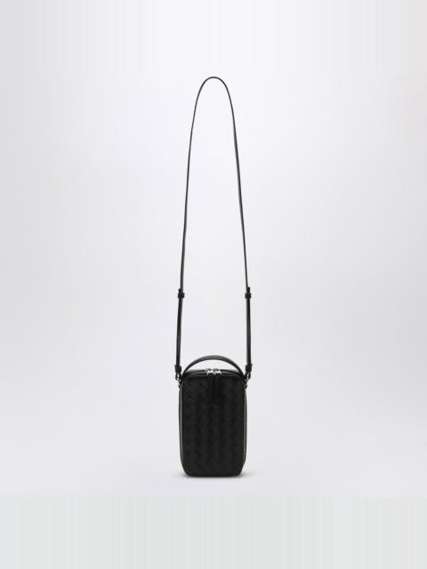 Bottega Veneta Getaway Smartphone Case in Black Intrecciato