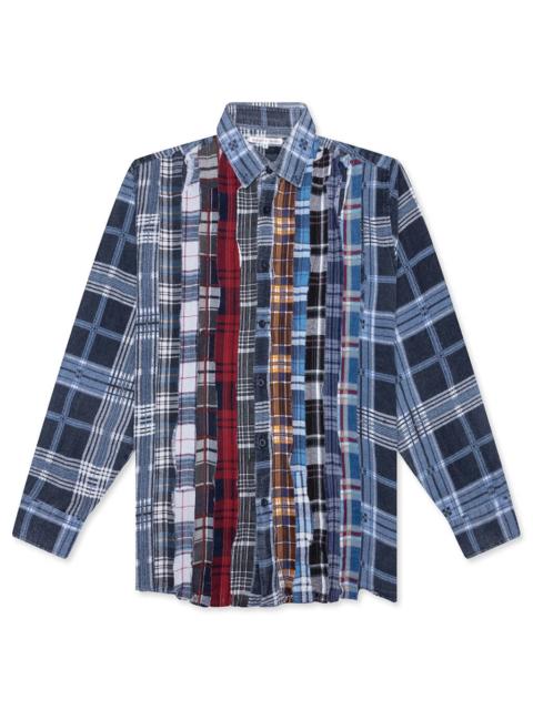 NEEDLES RIBBON FLANNEL SHIRT - ASSORTED