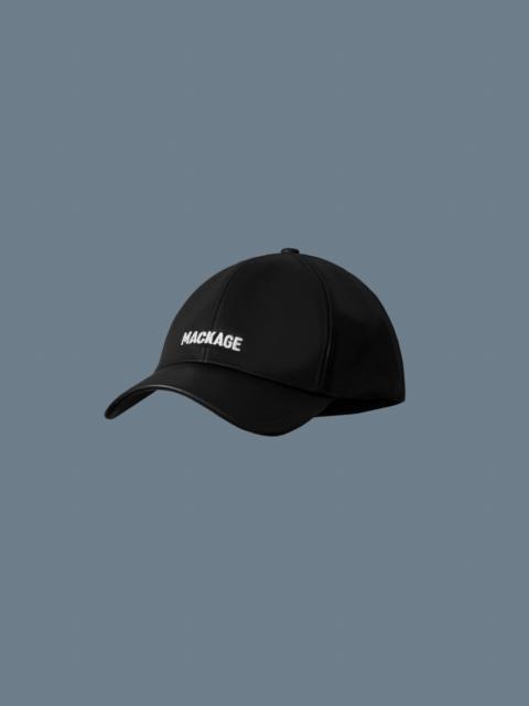 MACKAGE ANDERSON-L Leather Logo Cap