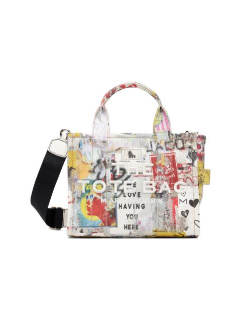 Marc Jacobs White 'The Pop Americana Canvas Small' Tote