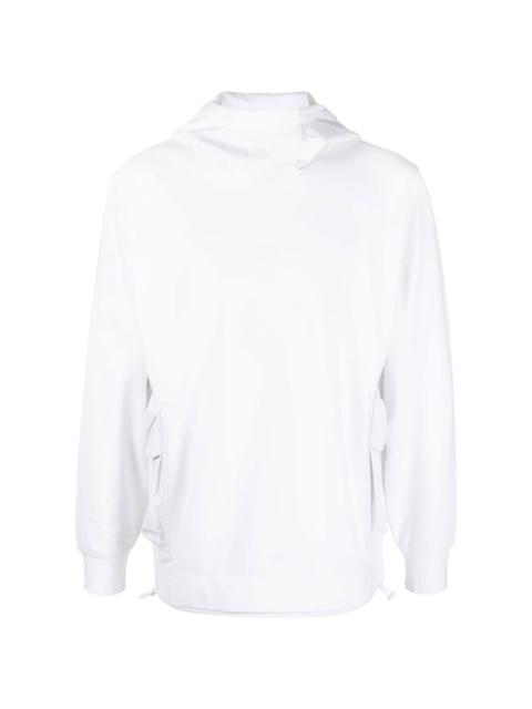 cargo-pocket high-neck hoodie