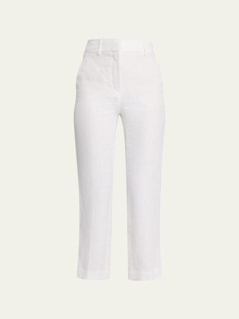 Antigua Straight-Leg Linen Trousers