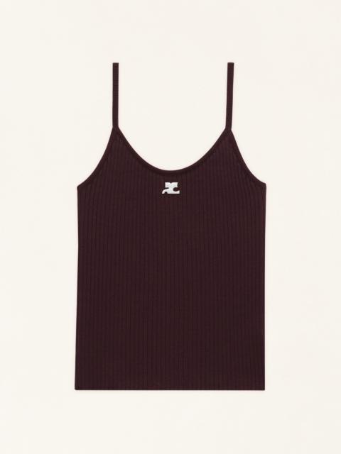 courrèges REEDITION KNITWEAR TANK TOP