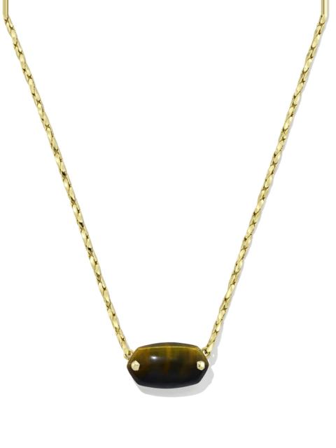 KENDRA SCOTT Elisa Riveted Gold Short Pendant Necklace