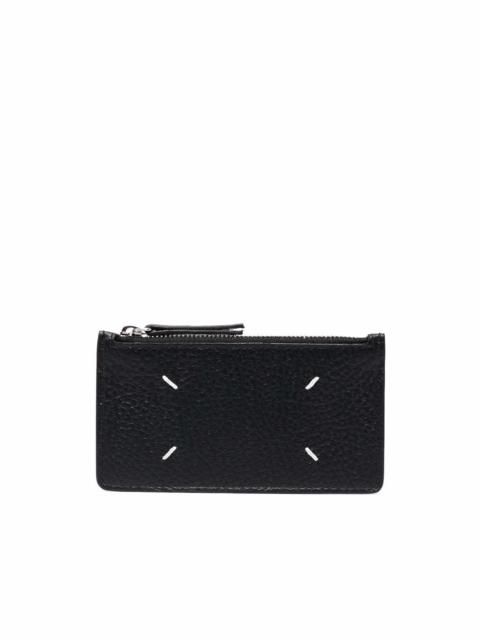 Maison Margiela ZIP CREDIT CARD HOLDER - BLACK