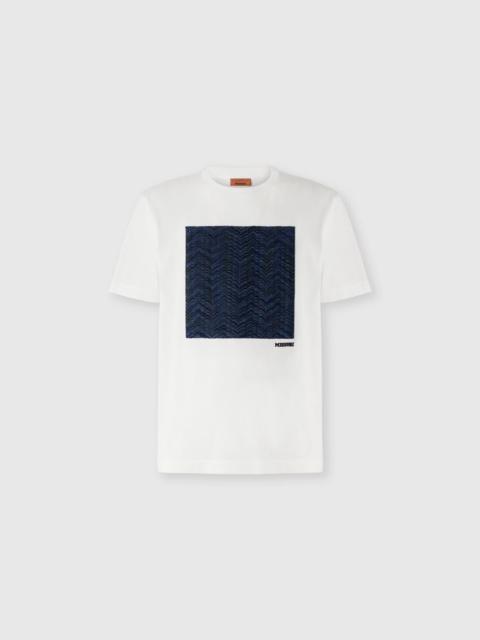Missoni Cotton jersey crewneck T-shirt with insert