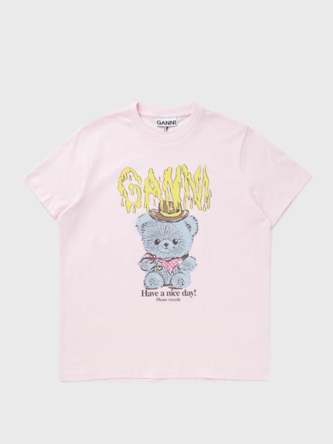 Basic cotton Jersey Tee Cowboy Bear Print
