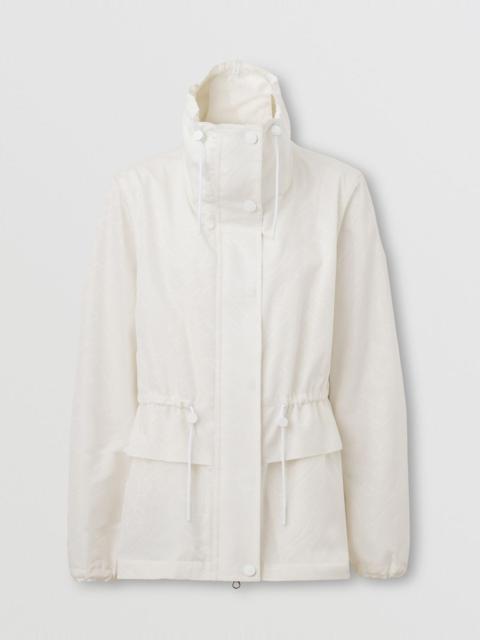 Burberry Monogram Motif Funnel Neck Jacket