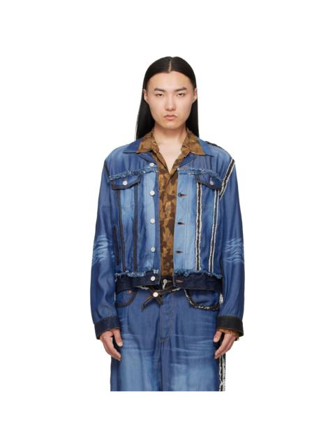 MAGLIANO Blue Stormy Denim Jacket
