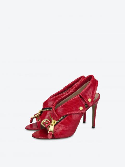 Moschino BIKER CALFSKIN SLINGBACK