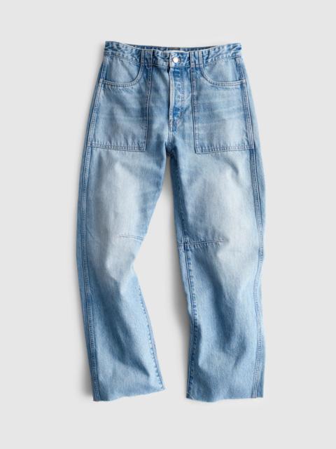 Madewell The Darted Barrel-Leg Jean