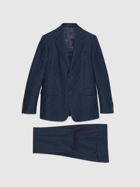 GUCCI GG wool suit