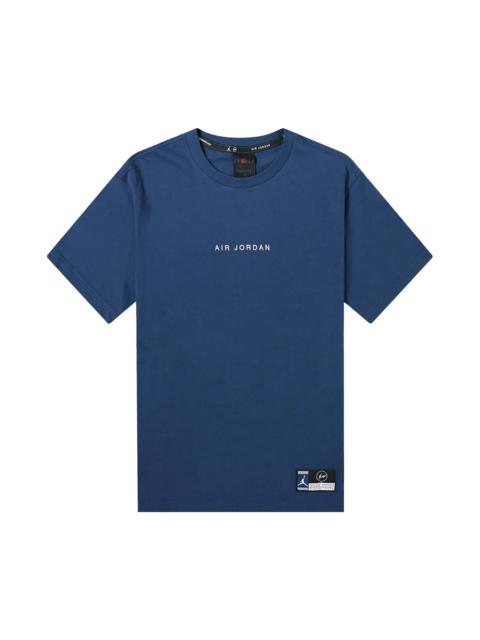 Air Jordan x Fragment T-Shirt 'Navy/Sport Royal/White'