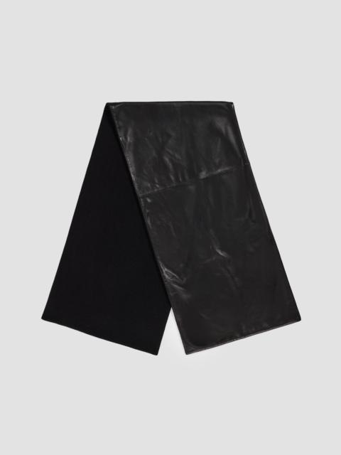 TOTEME Women's Leather Cashmere Scarf - Black