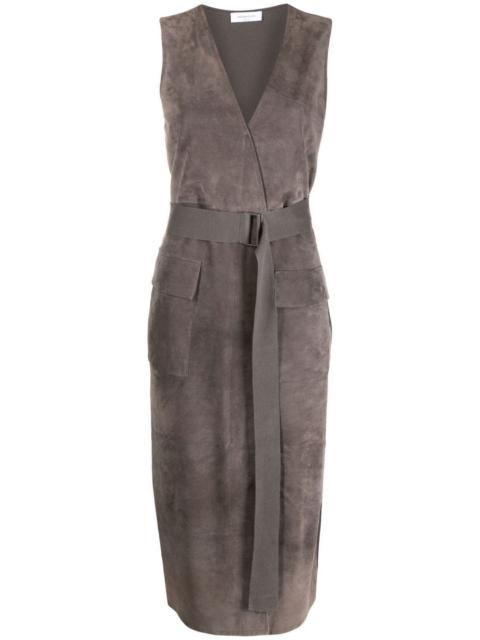 FABIANA FILIPPI sleeveless leather dress
