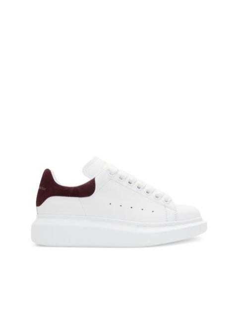 Oversized "White/Burgundy" sneakers