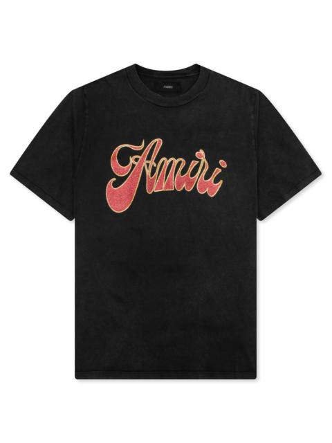 AMIRI AMIRI GROOVY TEE - BLACK
