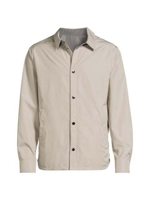 Canali Men's Reversible Shirt Jacket - Light Tan