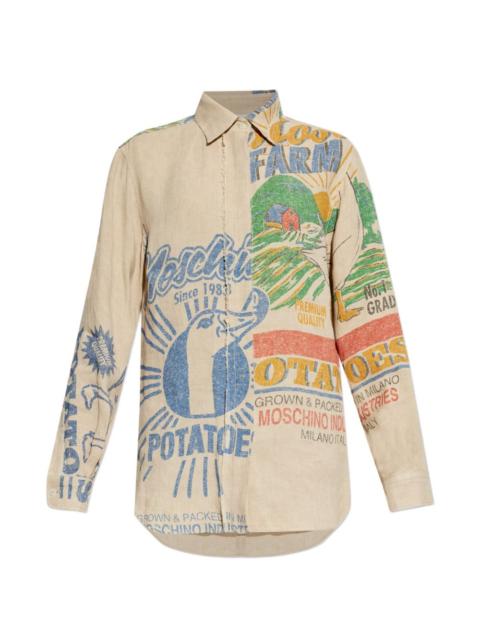 Moschino graphic-print shirt