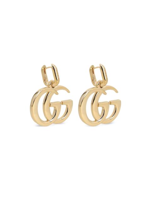 GUCCI logo-pendant earrings