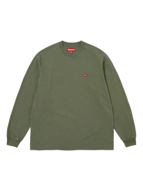 Supreme Supreme SS26 Small Box L/S T-Shirt 'Dark Olive' SUP-SS26-017-DRKOLV