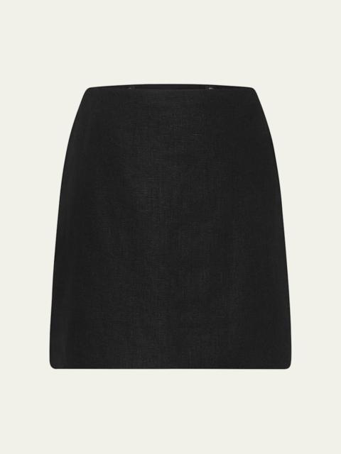 POSSE Alice Linen Mini Skirt