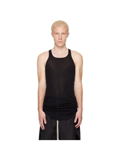 Rick Owens Black Tower Basic Rib Tank Top
