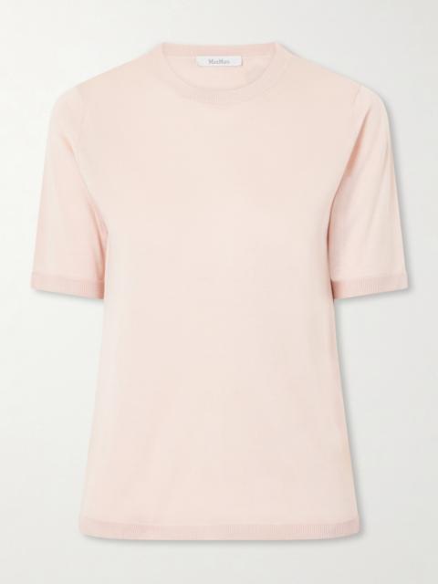 Max Mara Maceti Cashmere And Silk-blend Sweater