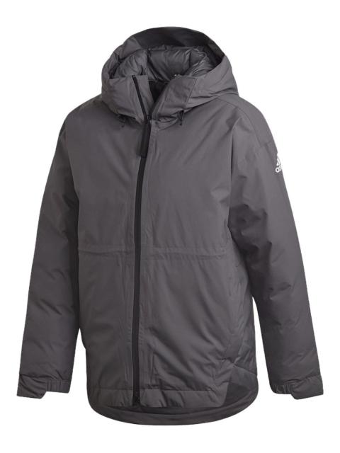 adidas RAIN.RDY hooded stripe jacket