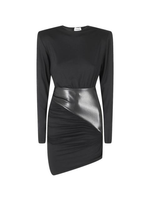THE ANDAMANE Ursula ruched mini dress