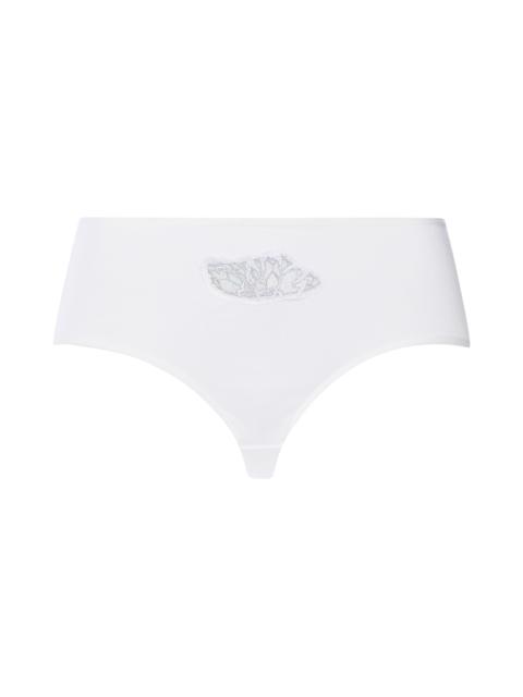 HANRO Belen Embroidered Cotton Full Briefs
