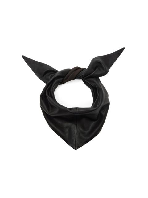 Lemaire Large Leather Triangle Scarf