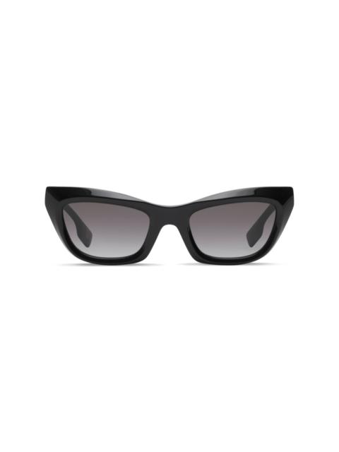 logo-plaque cat-eye sunglasses