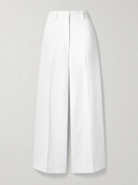 Bacall crepe wide-leg pants