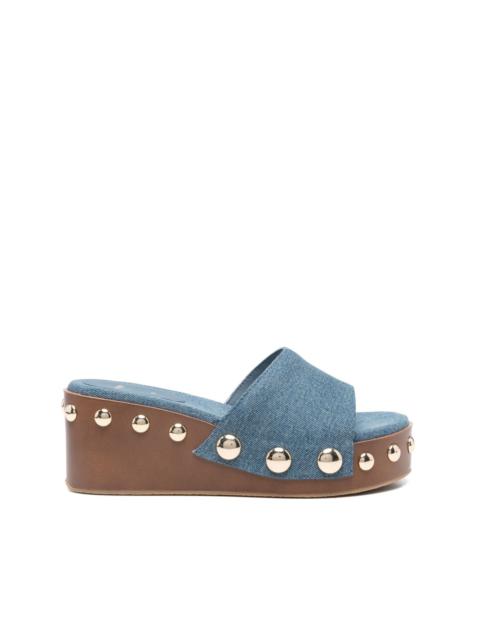65mm denim sandals
