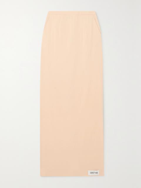 Dolce & Gabbana Stretch-silk Georgette Maxi Skirt