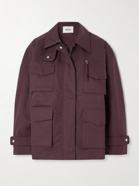 AGOLDE Aubrey Cotton-gabardine Jacket