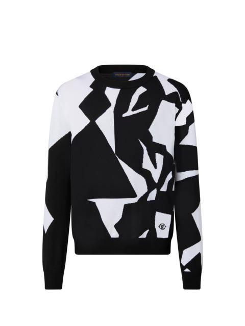 Louis Vuitton LV Abstract Houndstooth Crewneck